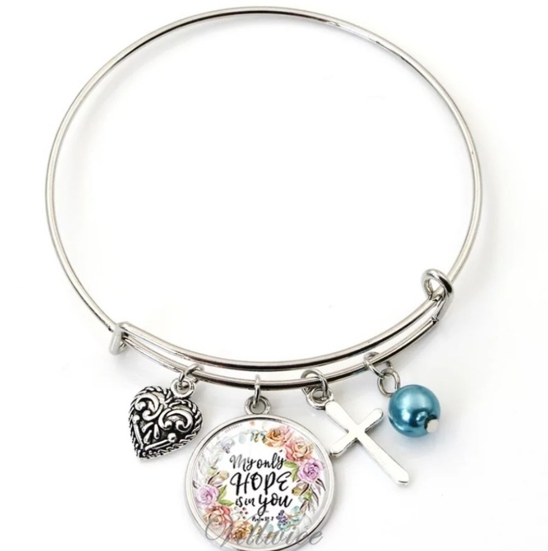 Stainless Steel Inspirational Bracelets. Choose Your Favorite Quote.