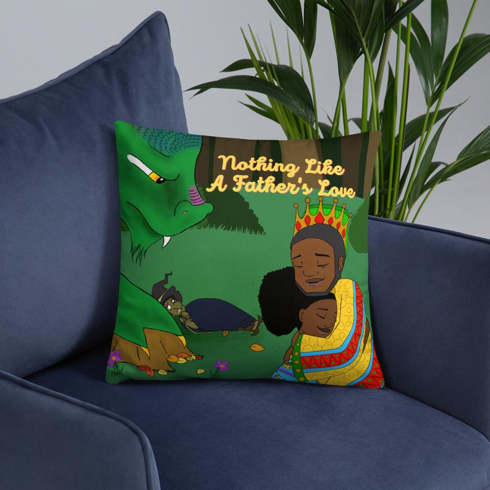 Father's Love Basic Throw Pillow