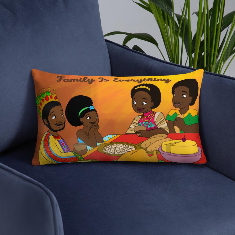 Family Is Everything Basic Throw Pillow