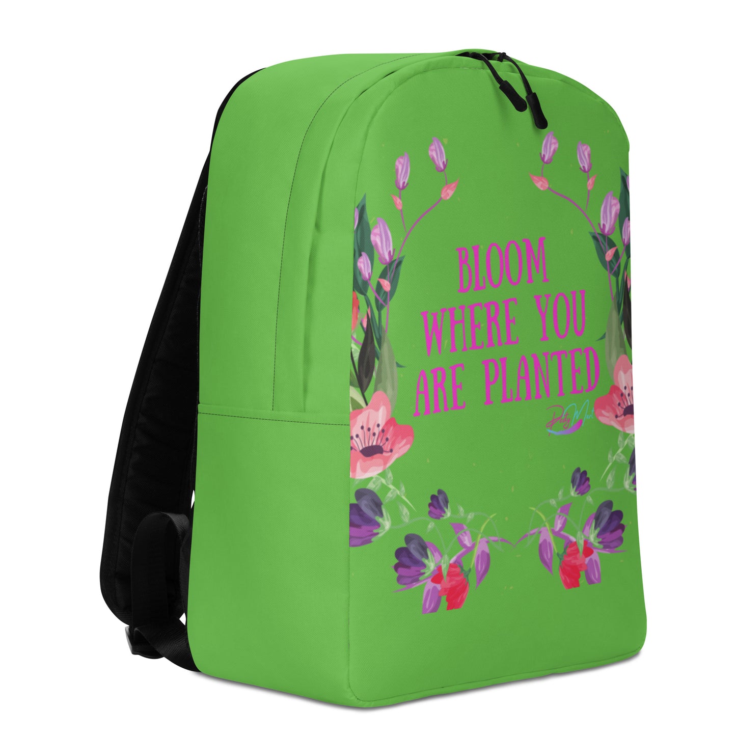 Bloom Green Minimalist Backpack