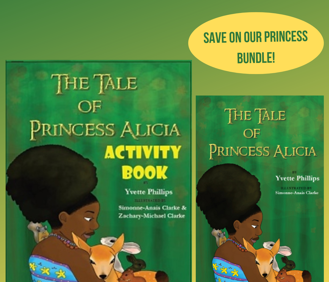 NEW! Sold by Author Phillips. "BUNDLE AND SAVE!" The Tale of Princess Alicia Activity and Chapter Book! For Kids 5 Years and Older