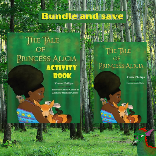 NEW! Sold by Author Phillips. "BUNDLE AND SAVE!" The Tale of Princess Alicia Activity and Chapter Book! For Kids 5 Years and Older