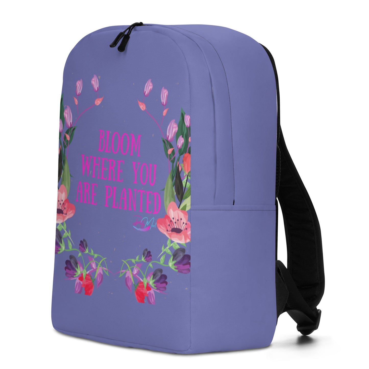 Bloom Blue Minimalist Backpack