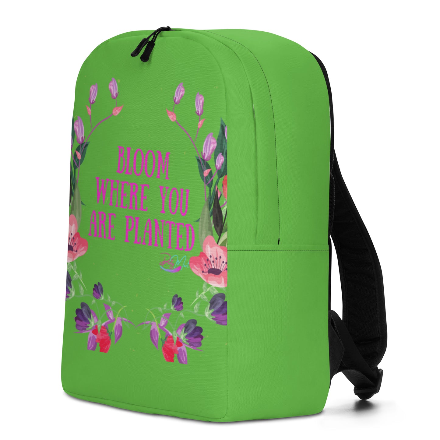 Bloom Green Minimalist Backpack