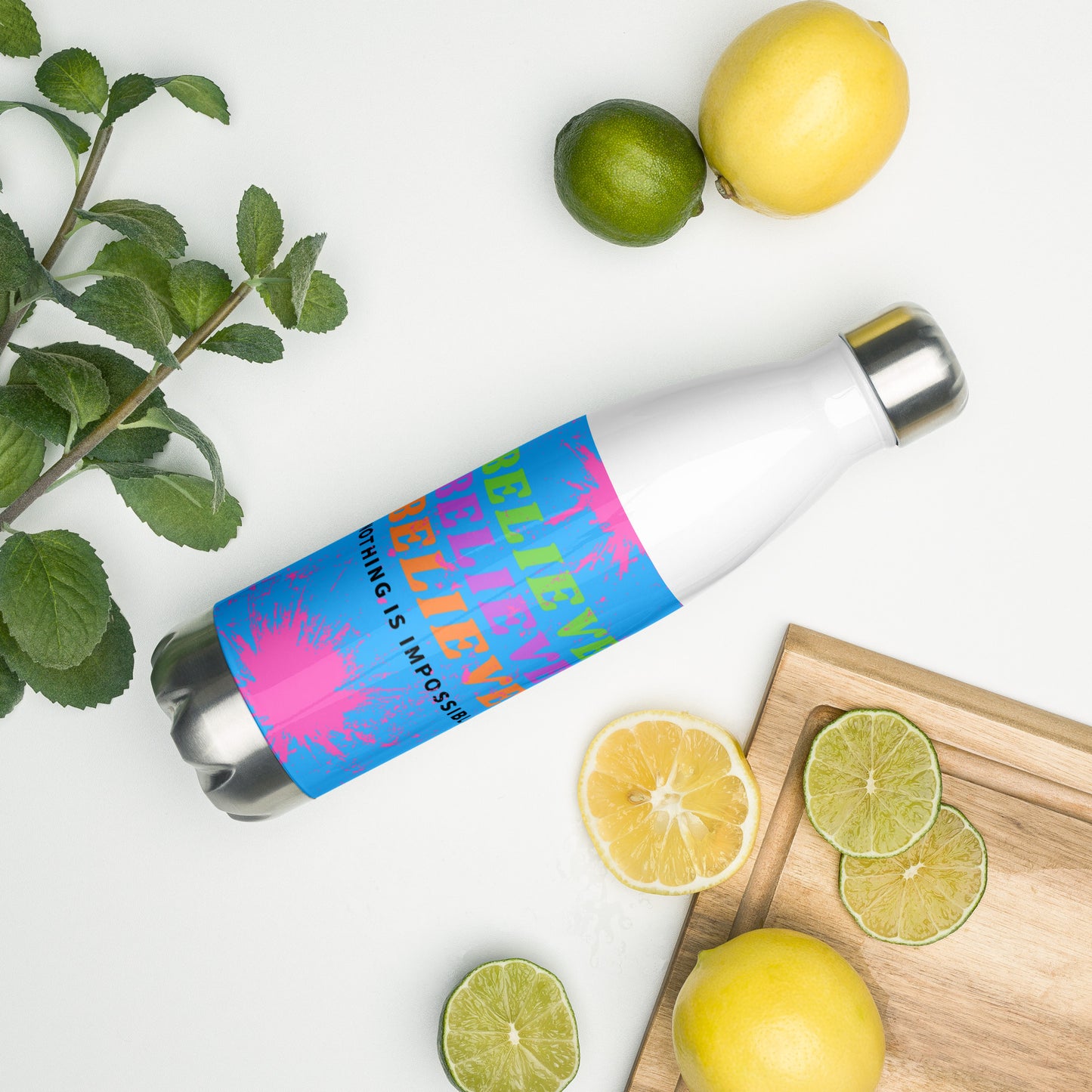 Nothing Is Impossible Stainless Steel Water Bottle